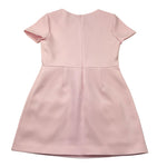 Elisabetta Franchi Abito Giromanica Tinta Unita con Bottoni In Contrasto per Bambina EFAB584X ROSA ELISABETTA FRANCHI 