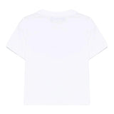 Dsquared2 T-Shirt Girocollo Tinta Unita con Stampa per Neonato DQ2854 BIANCO DSQUARED2 