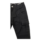 DANIELE ALESSANDRINI jeans tinta unita con girovita regolabile Nero per Neonato 1291P00023 NERO DANIELE ALESSANDRINI 