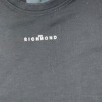 JOHN RICHMOND t-shirt girocollo tinta unita con stampa Nero per Neonato RBA24111TSN NERO JOHN RICHMOND 