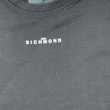 JOHN RICHMOND t-shirt girocollo tinta unita con stampa Nero per Neonato RBA24111TSN NERO JOHN RICHMOND 
