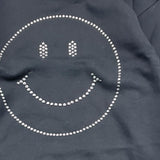 MOSCHINO abito tinta unita in felpa con borchie Nero per Bambina HDV0H6 NERO MOSCHINO 