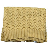 Wedoble Coperta Tinta Unita Traforato per Neonata V2507306A GIALLO WEDOBLE 