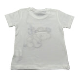 J.O. Milano T-Shirt Girocollo Tinta Unita con Stampa per Neonato 576B3 PANNA J.O. MILANO 