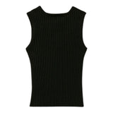 Twinset Canotta Tinta Unita con Logo per Bambina 251GJ3413 NERO TWINSET 