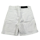 Do Not Conform Bermuda In Denim Tinta Unita con Girovita Regolabile per Bambino TAN007 BIANCO DO NOT CONFORM 