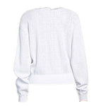 Iceberg Felpa Tinta Unita con Zip Traforata per Bambina SHICE5159J BIANCO ICEBERG 