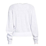 Iceberg Felpa Tinta Unita con Zip Traforata per Bambina SHICE5159J BIANCO ICEBERG 