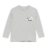 IL GUFO shirt girocollo tinta unita con stampa Grigio per Neonato A24TA350MF002 GRIGIO IL GUFO 