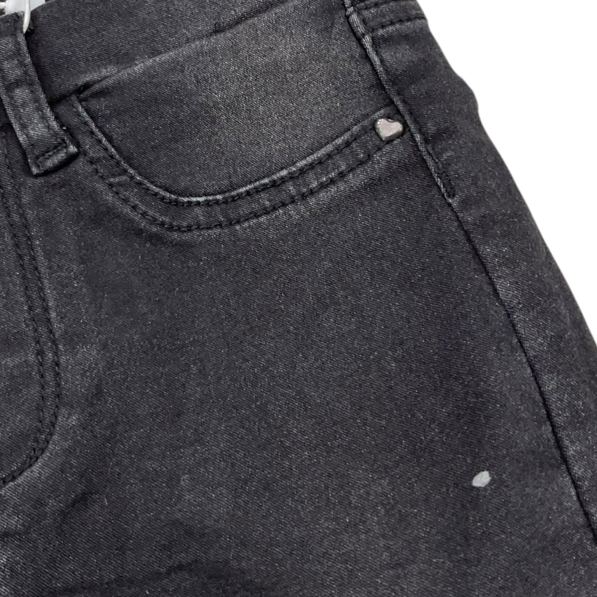 MAYORAL jeans tinta unita con girovita regolabile Nero per Bambina 577 NERO MAYORAL 