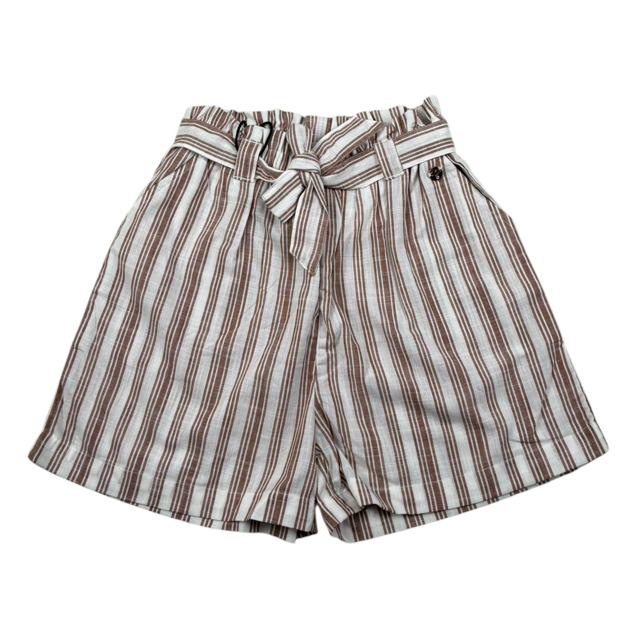 Sarabanda Short Fantasia A Righe con Elastico In Vita per Bambina 04711 BIANCO SARABANDA 