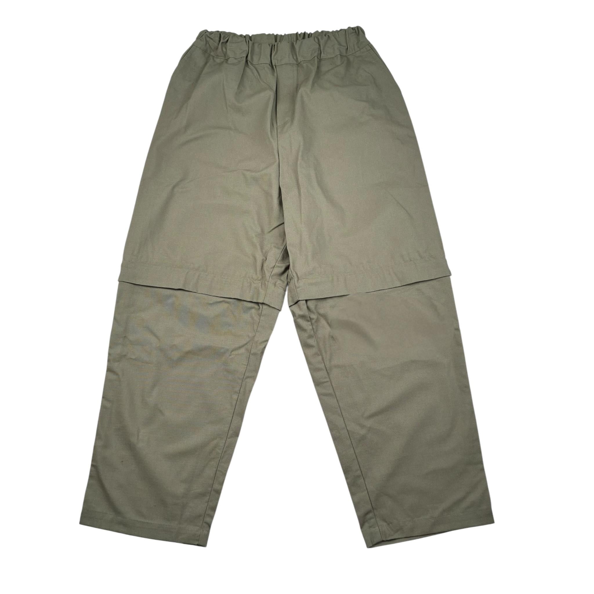 Mood_One Pantalone Tinta Unita con Elastico In Vita per Bambino BPANT VERDE MOOD_ONE 