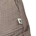 Petit Indi Bermuda Tinta Unita con Elastico In Vita per Bambino SS25BK7528X FANGO PETIT INDI 