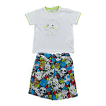 I Do Completo 2 Pezzi T-Shirt-Bermuda per Neonato FIEHEI BIANCO I DO 