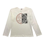 VICOLO shirt girocollo tinta unita con stampa Bianco per Bambina 028421 BIANCO VICOLO 