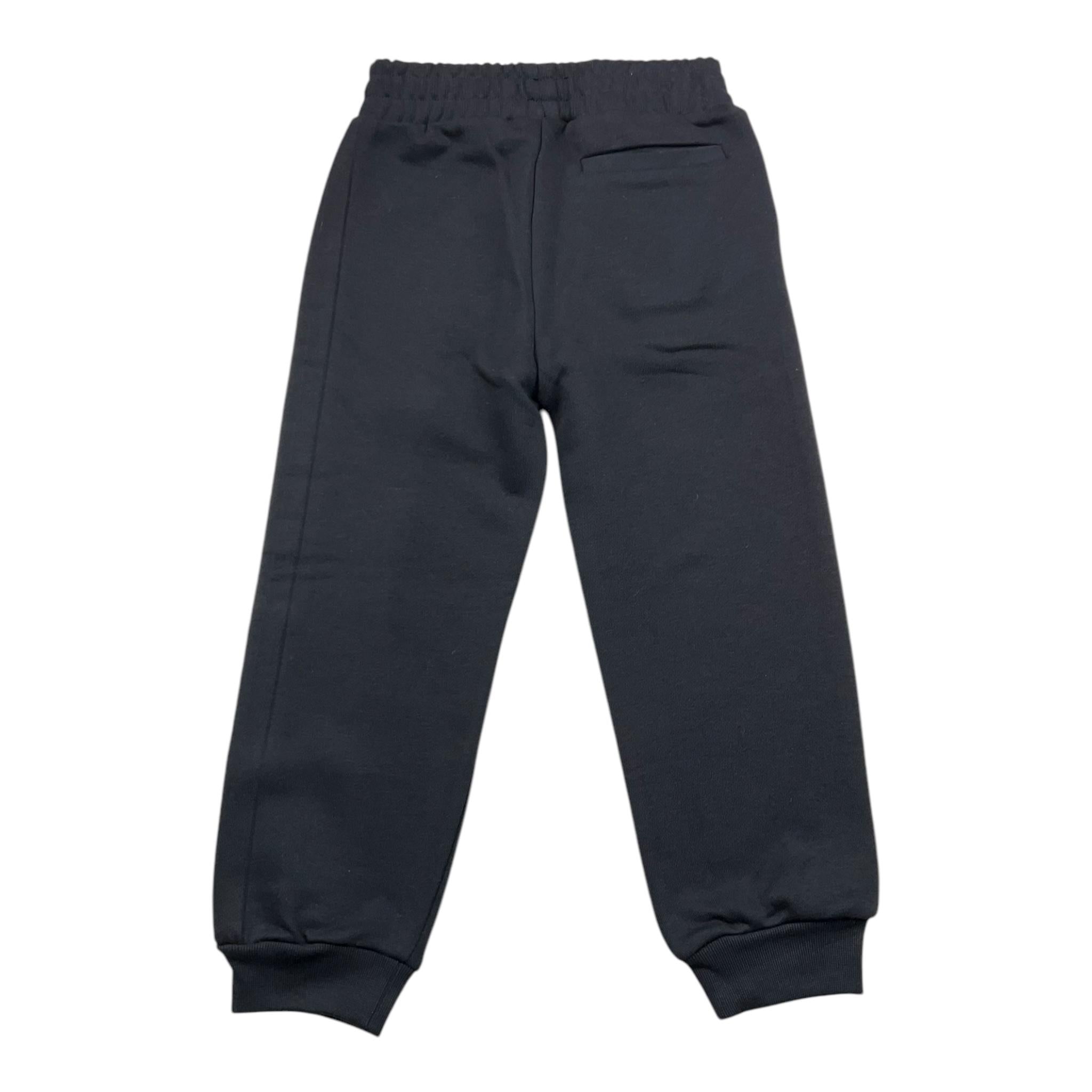 ICEBERG pantalone tuta tinta unita con striscia in contrasto Nero per Bambino PFICE5314BJ NERO ICEBERG 