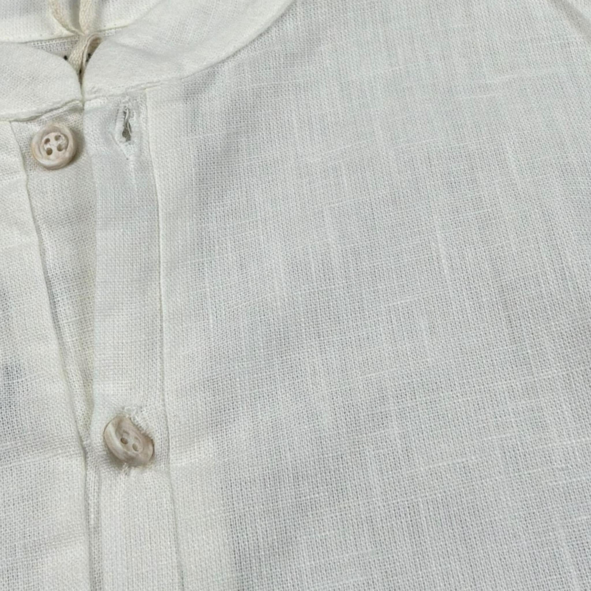 Petit Indi Polo Mezza Manica Girocollo Tinta Unita  per Neonato SS25BK7120XN BIANCO PETIT INDI 