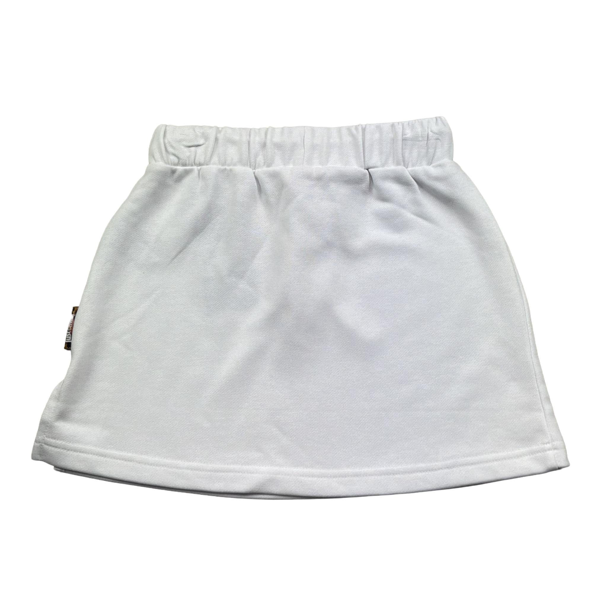 Just Cavalli Gonna Tinta Unita con Logo per Bambina JGP26022GO BIANCO JUST CAVALLI 