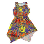 4Giveness Abito Multicolor con Fantasia per Bambina FGCG3905 MULTICOLOR 4GIVENESS 