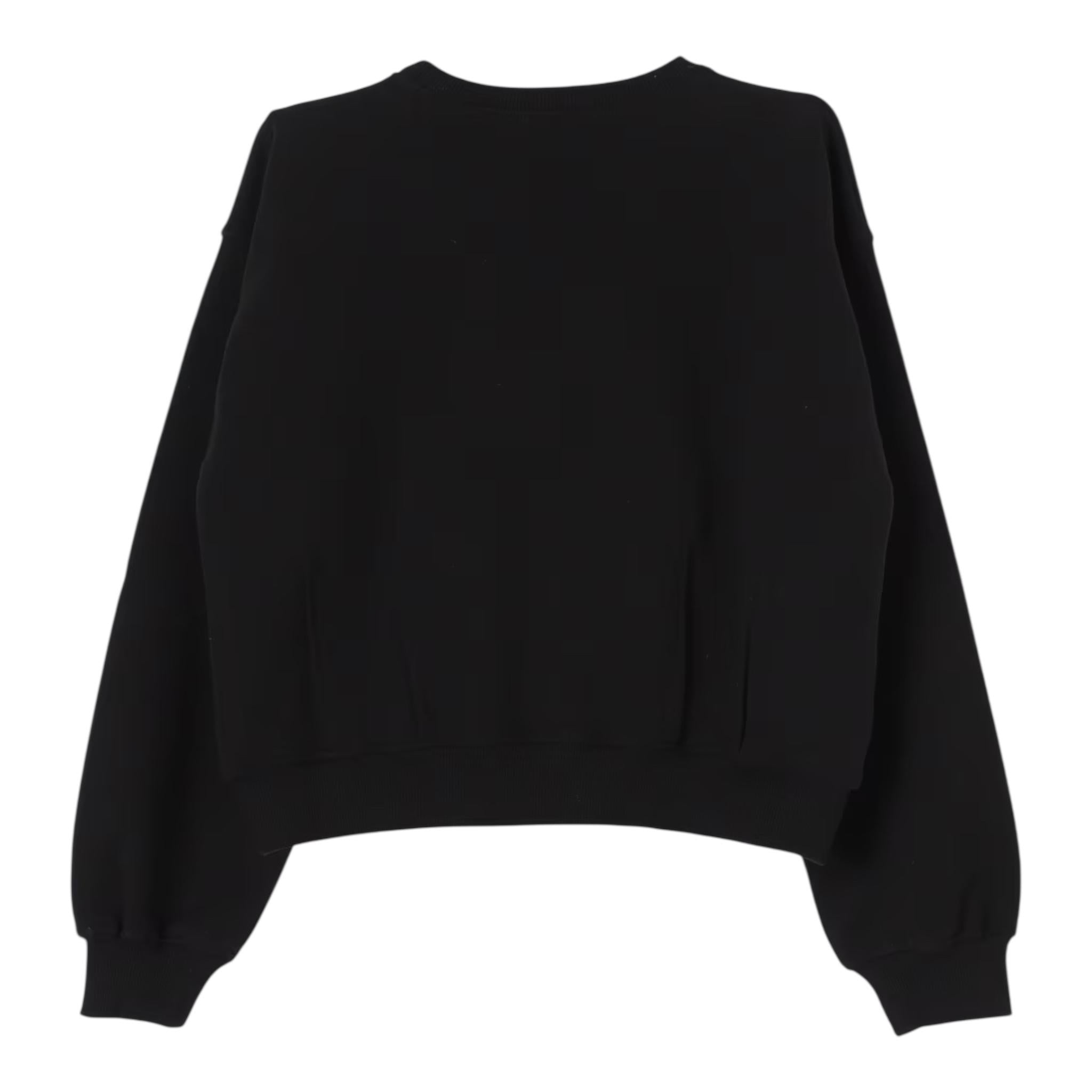 LIU JO felpa chiusa girocollo tinta unita con stampa  Nero per Bambina GF4067XX NERO LIU JO 