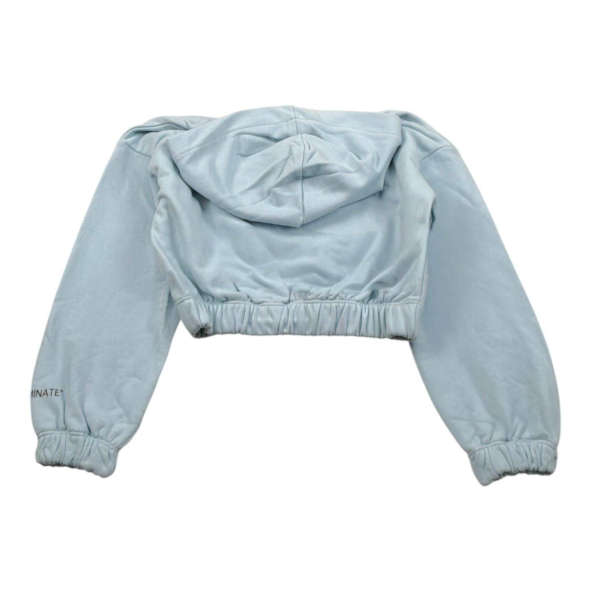 Hinnominate Felpa tinta unita con Cappuccio Azzurro per Bambina 3645FY00029 AZZURRO HINNOMINATE 