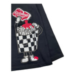 EMC shirt girocollo tinta unita con stampa in contrasto Nero per Bambino BX2307 NERO EMC 