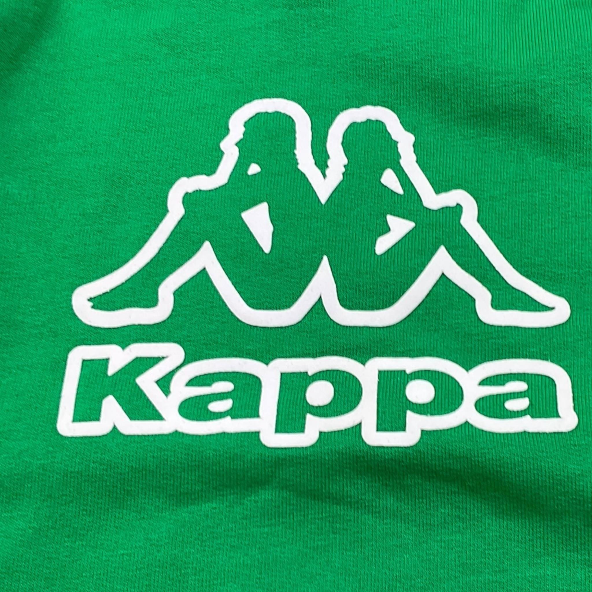 KAPPA felpa girocollo tinta unita con stampa Verde per Bambino 361U7MW VERDE KAPPA 