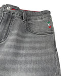 Philipp Plein Jeans tinta unita con 5 Tasche Grigio per Bambino 2RP000 GRIGIO PHILIPP PLEIN 