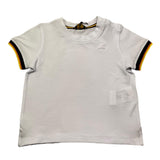 K-Way T-Shirt Girocollo Tinta Unita per Neonato K71375W BIANCO K-WAY 
