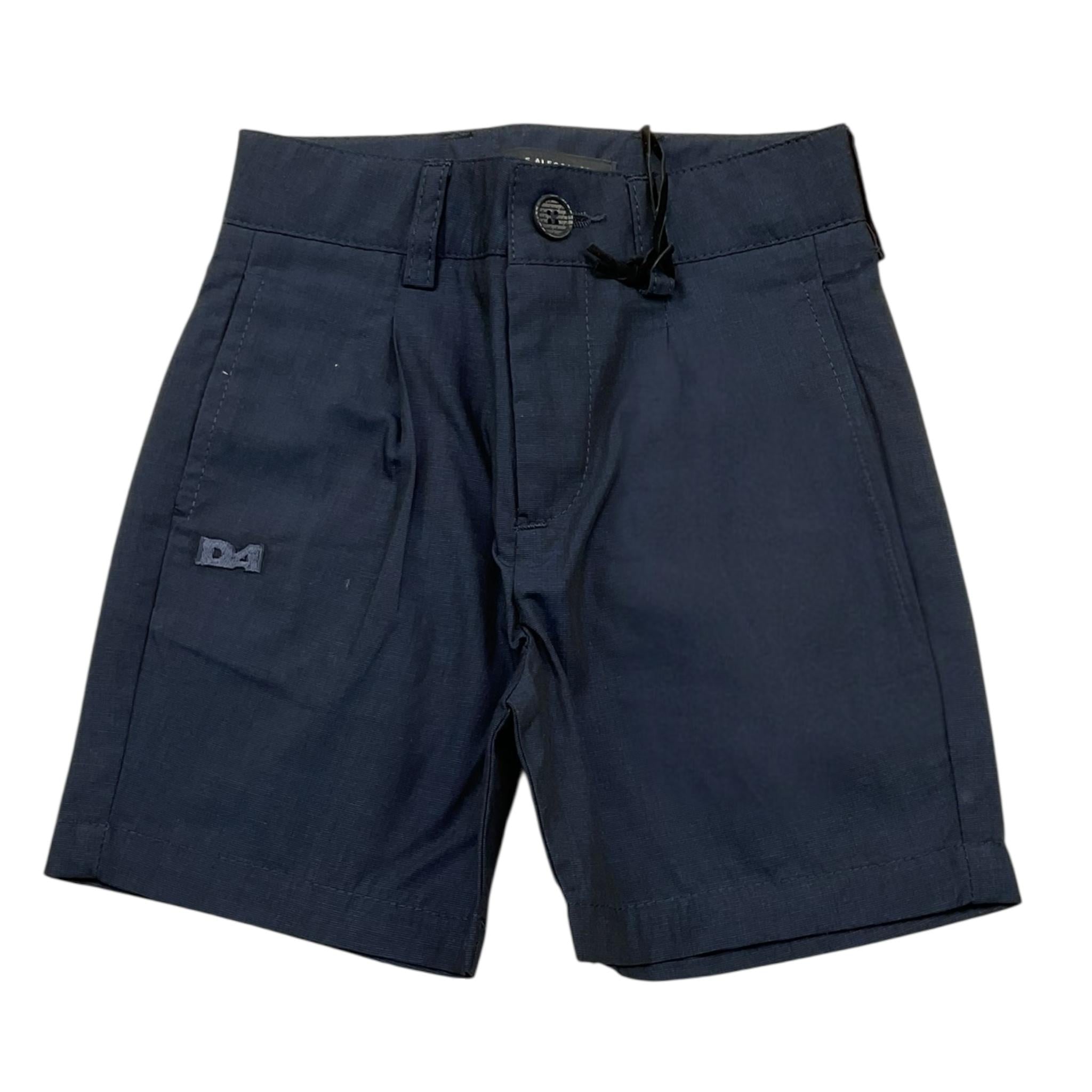 Daniele Alessandrini Bermuda Tinta Unita con Girovita Regolabile per Neonato 1296S00167 BLU DANIELE ALESSANDRINI 