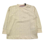 CESARE PACIOTTI shirt girocollo tinta unita con stampa Panna per Bambino TSP5351BJ PANNA CESARE PACIOTTI 
