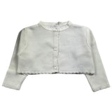 Nanan Plain Creme Bolero für Mädchen