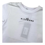 JOHN RICHMOND t-shirt girocollo tinta unita cn logo Bianco per Bambino RBA25010TS BIANCO JOHN RICHMOND 