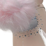 Indice Ballerine Tinta Unita con Strappo E Pon Pon per Neonata 1708 ROSA INDICE 