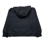 NEVER TOO felpa chiusa con cappuccio tinta unita con logo Nero per Bambino NT2081RX NERO NEVER TOO 