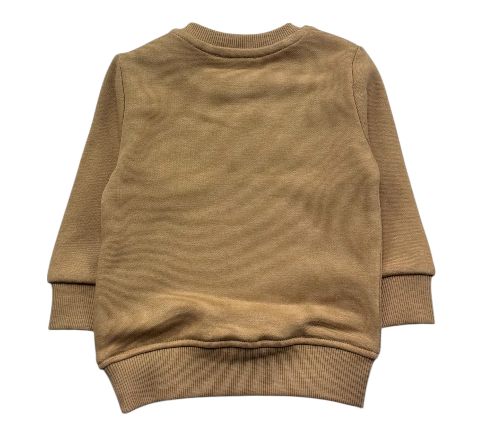 John Richmond Felpa Chiusa Girocollo Tinta Unita con Logo per Neonato RIP26001FE BEIGE JOHN RICHMOND 