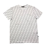 Daniele Alessandrini Rundhals-T-Shirt einfarbig mit Logo-Prints weiß für Kinder