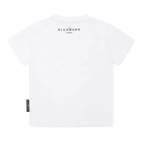 John Richmond T-Shirt Girocollo Tinta Unita con Stampa per Neonato RBP25003TSJN BIANCO JOHN RICHMOND 