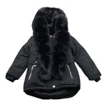 MISS IMAGE giubbino tinta unita con cappuccio Nero per Bambina LF0998 NERO MISS IMAGE 