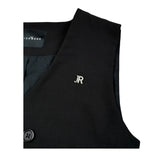 John Richmond Gilet Tinta Unita Doppiopetto per Bambino RBP25220GTX NERO JOHN RICHMOND 