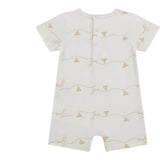 Guess Pagliaccetto Tinta Unita con Stampa per Neonata H5GW00K6YW1 PANNA GUESS 