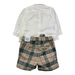 MAYORAL completo 2 pezzi camicia-bermuda con bretelle Bianco per Neonato 2251 BIANCO MAYORAL 