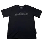 JOHN RICHMOND t-shirt girocollo tinta unita con applicazioni Nero per Bambino RBA25025TS NERO JOHN RICHMOND 