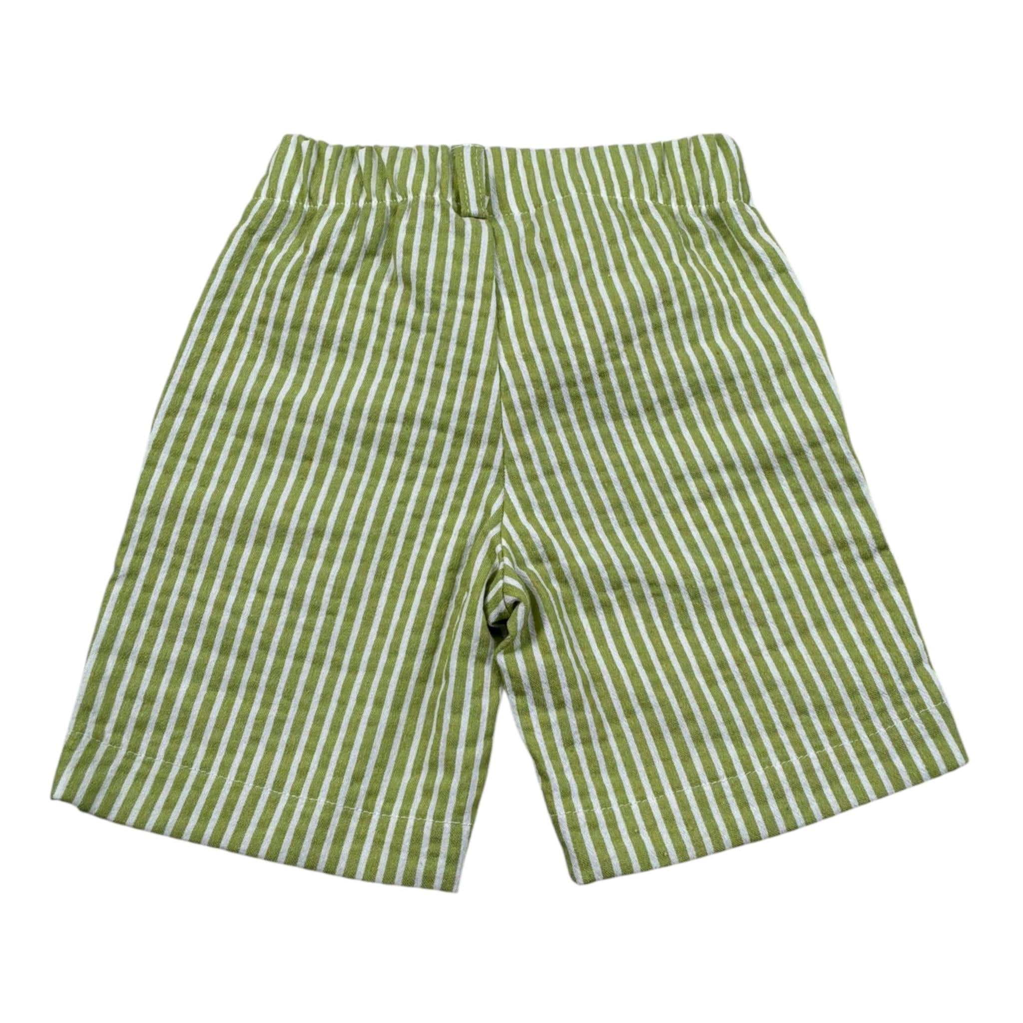 J.O. Milano Bermuda Tinta Unita Fantasia A Righe per Neonato 571M1 VERDE J.O. MILANO 