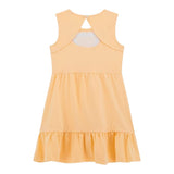 Guess Abito Giromanica Tinta Unita con Logo E Culotte per Neonata A5GK06K6YW4 ARANCIONE GUESS 