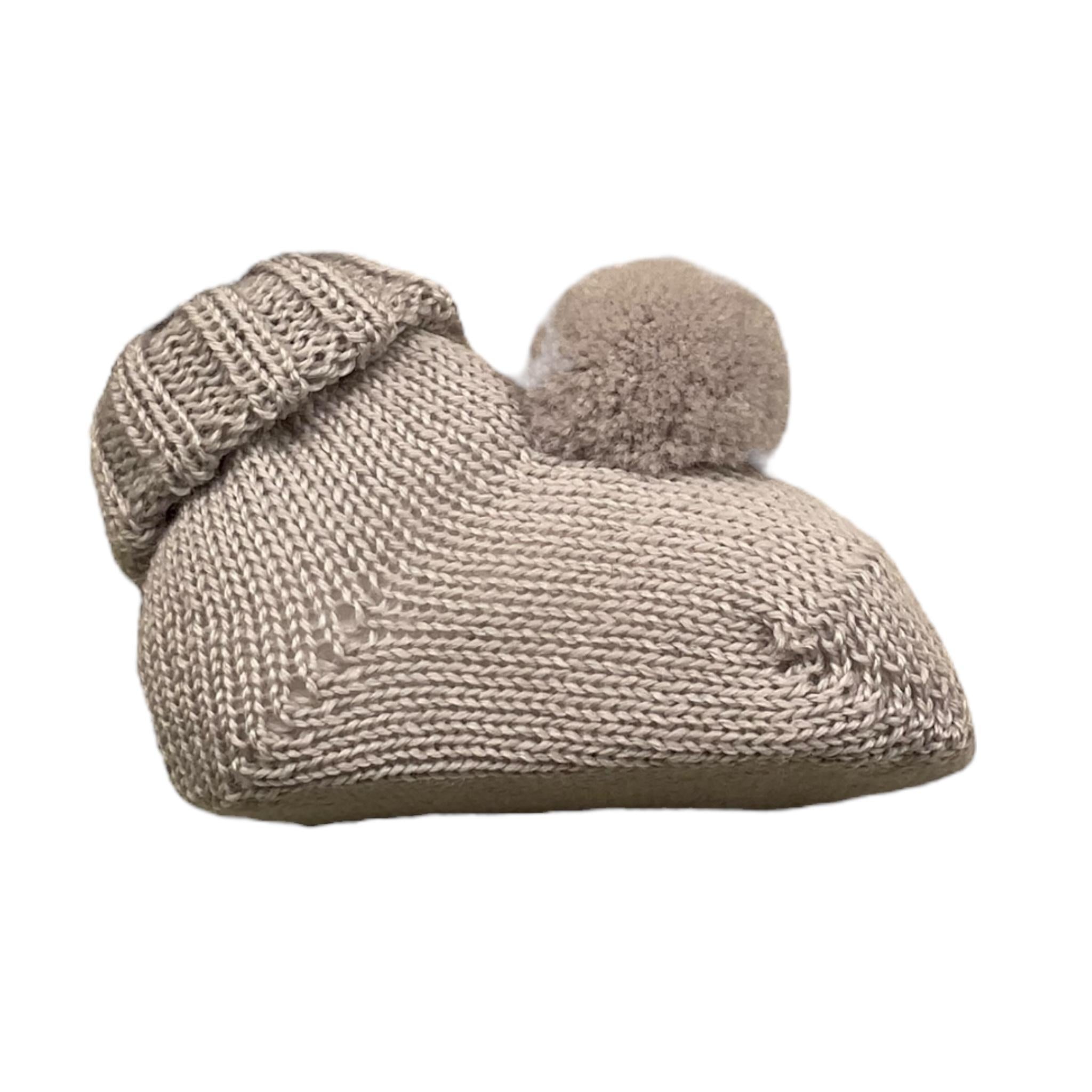 BABY LORD babbucce tintaunita con pon pon Beige per Neonato 709 BEIGE BABY LORD 