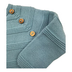 JULIANA tutina tinta unita con finti bottoni Azzurro per Neonato 24618 AZZURRO JULIANA 