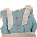 Ilfarobimbi Pagliaccetto tinta unita Giromanica Azzurro per Neonata IFN40916 AZZURRO ILFAROBIMBI 