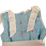 Ilfarobimbi Pagliaccetto tinta unita Giromanica Azzurro per Neonata IFN40916 AZZURRO ILFAROBIMBI 