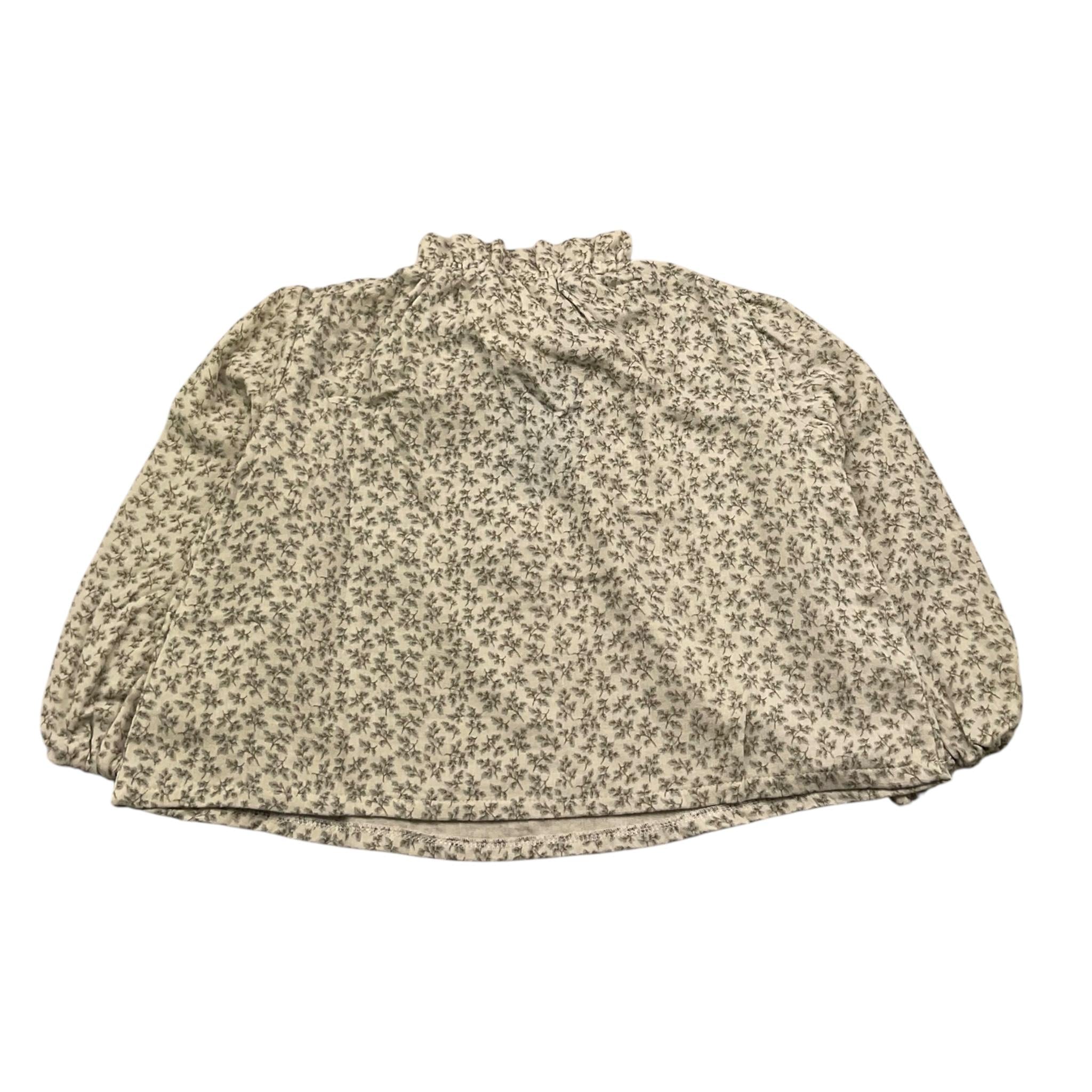 LALALU' camicia manica lunga tinta unita fantasia floreale Beige per Bambina BLL60NBJ BEIGE LALALU' 